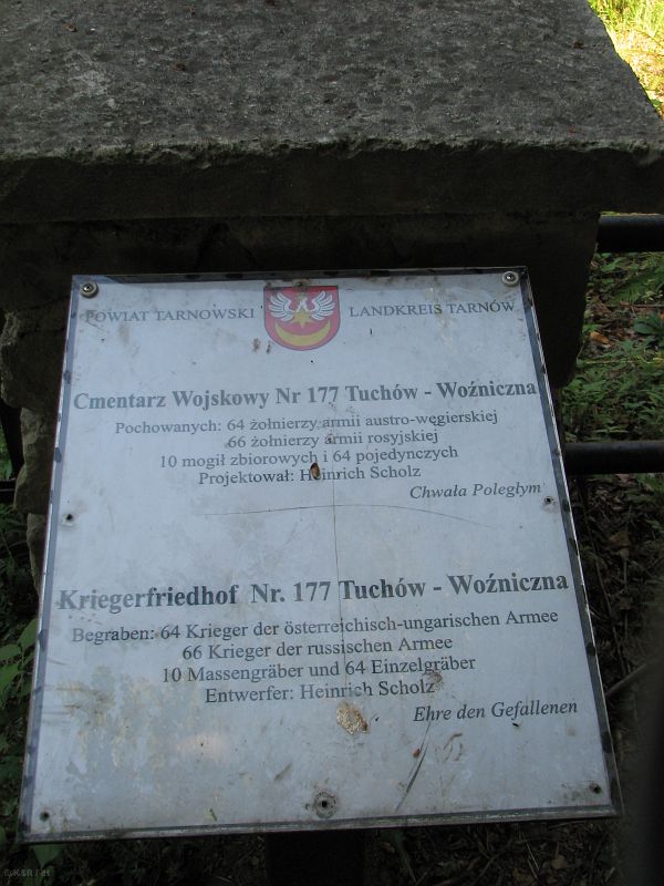 Cmentarz wojenny 177 Tuchów Woźniczna