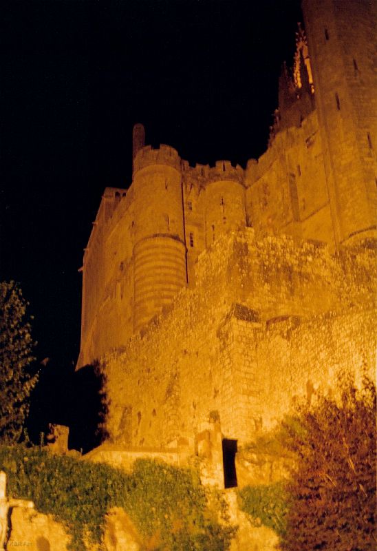 Twierdza Le Mont Saint Michel koło północy