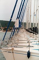 Jachty w marina w Sukošanie