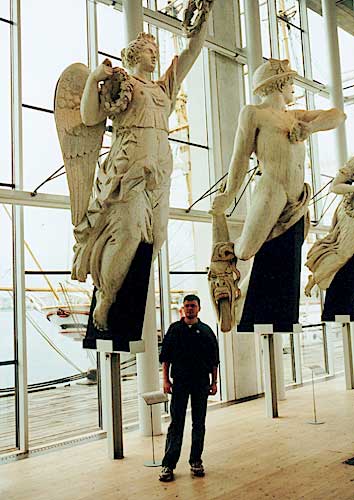 Figury dziobowe w Muzeum Morskim w Karlskronie