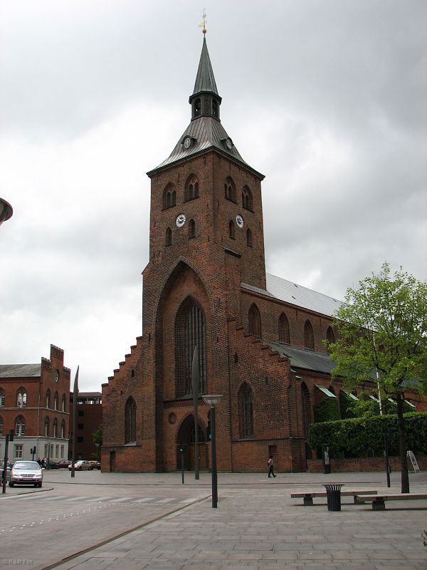 Gotycka katedra św. Kanuta, patrona Danii, a w latach 1080–86 jej króla