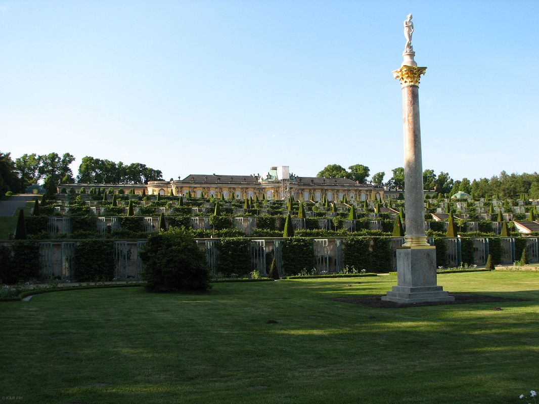 Pałac Sanssouci – letnia rezydencja Fryderyka Wielkiego