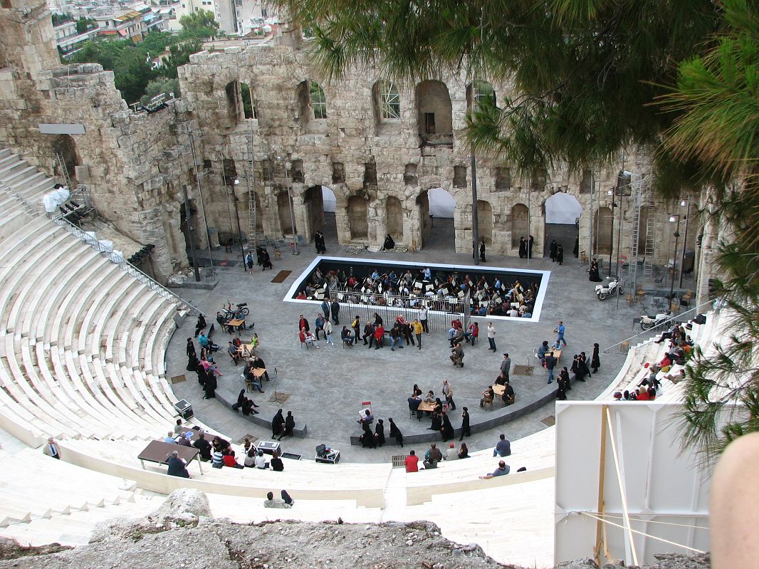 Próba opery w Odeonie Heroda Atticusa
