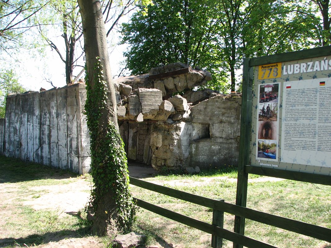 Ruiny bunkra w Boryszewie (Panzerwerk 778) – Linia Obra–Niesłysz