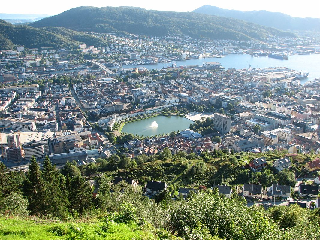 Widok na Bergen
