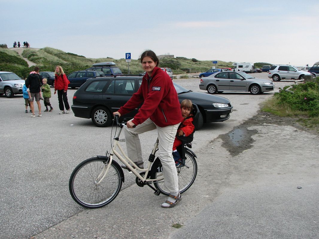 Wycieczkę do bunkrów odległych parę km od Skagen odbyliśmy na rowerach