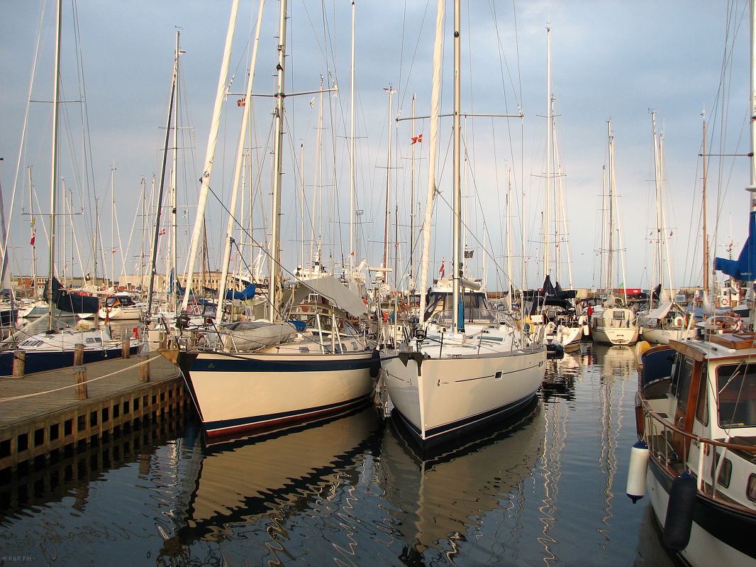 Marina w Skagen, znajduje się na terenie jednego z największych Duńskich portów rybackich
