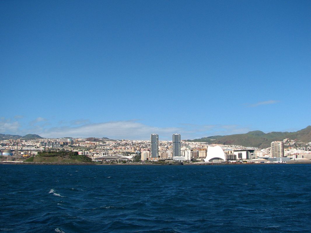 Widok na Santa Cruz de Tenerife