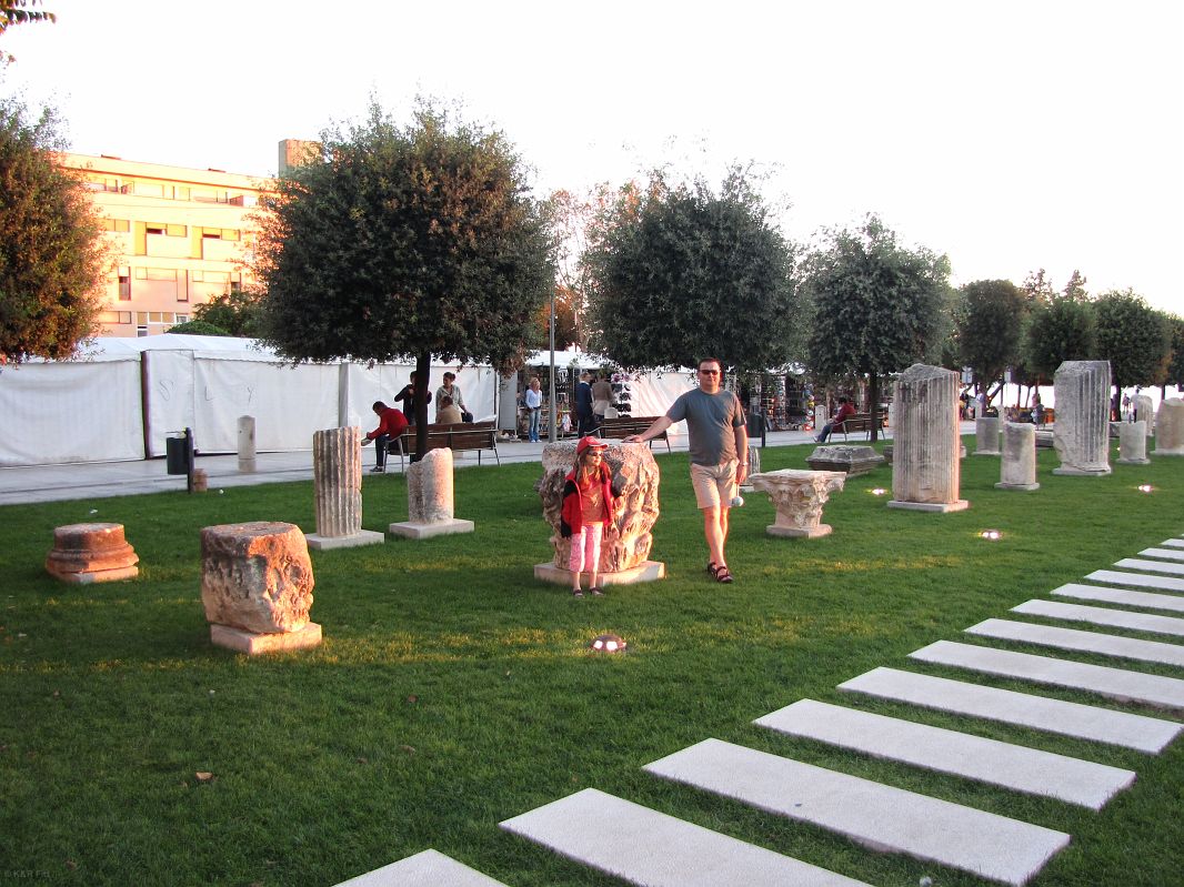 Pozostałości rzymskiego forum w Zadarze