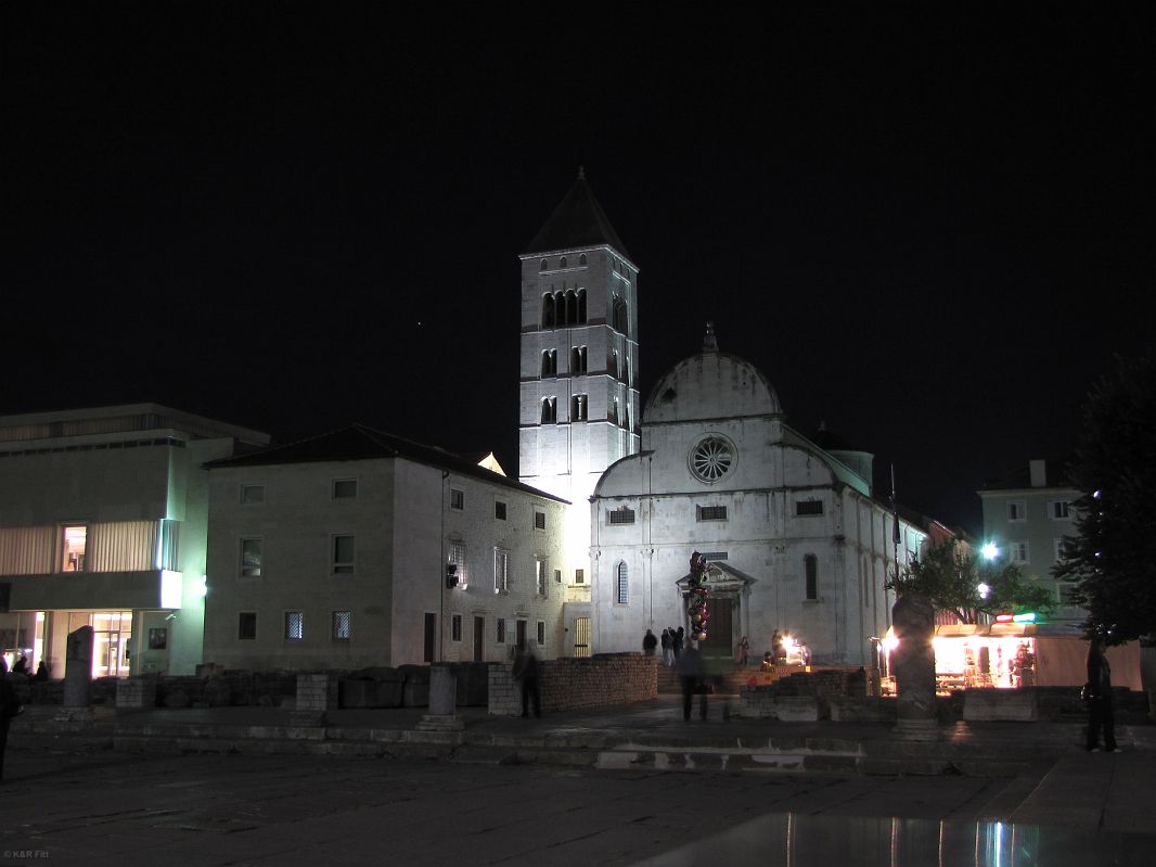 Forum i kościół św. Marii, Zadar