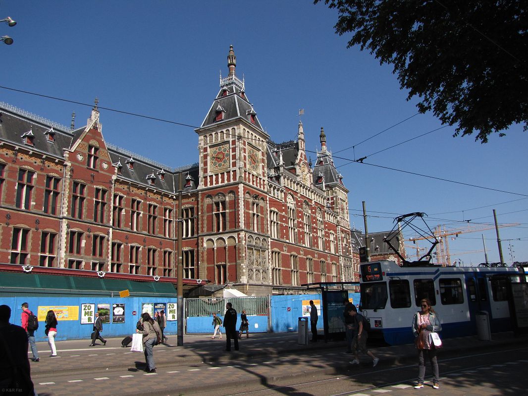 Dworzec kolejowy w Amsterdamie