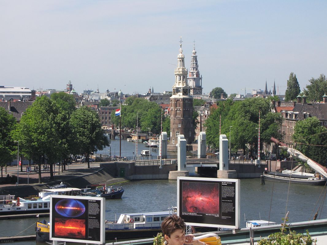 Widok z dachu Nemo, Amsterdam