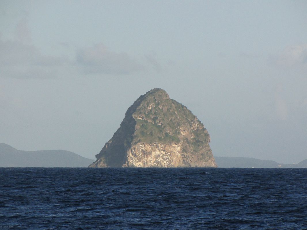 Rocher du Diamant - skalista wysepka u południowych wybrzeży Martyniki
