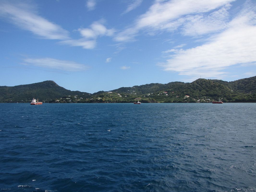 Wyspa Carriacou w archipelagu Grenadyn