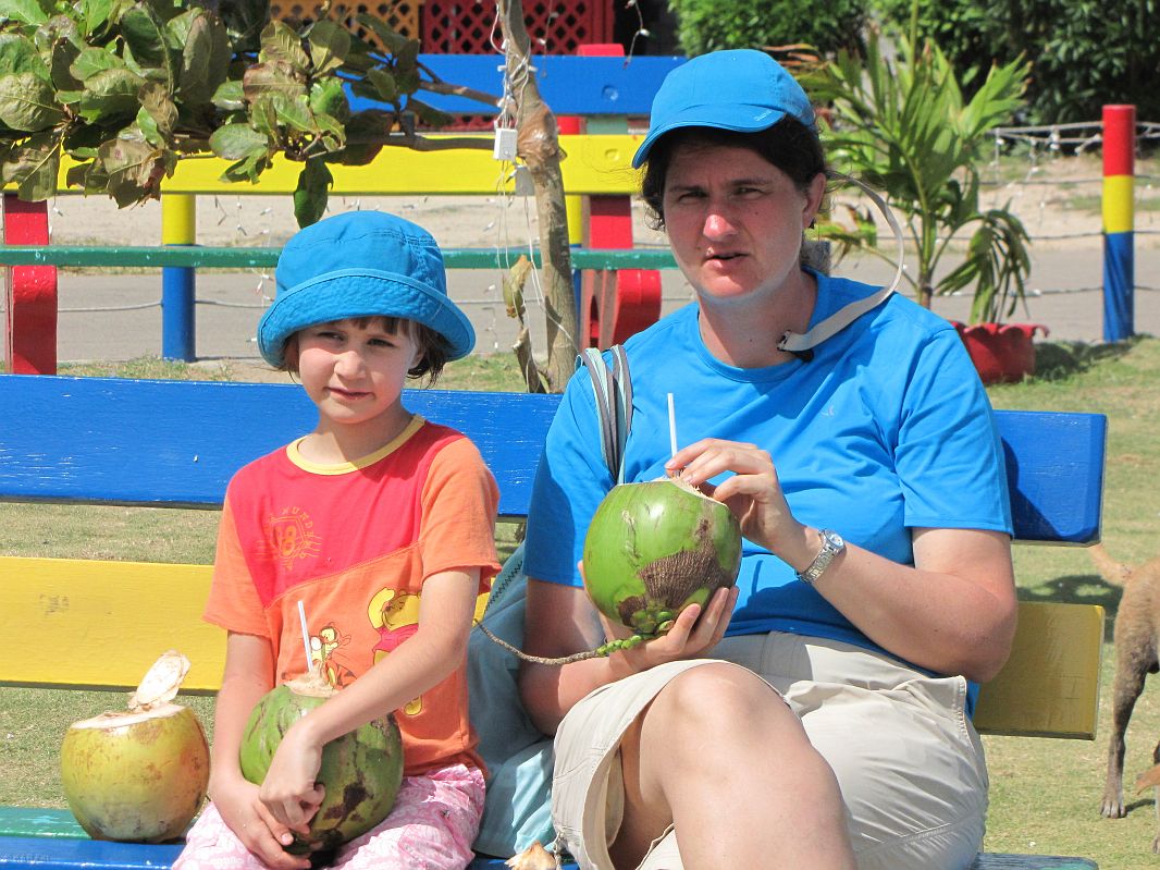 Mleko kokosowe jest pyszne, Clifton, Union Island