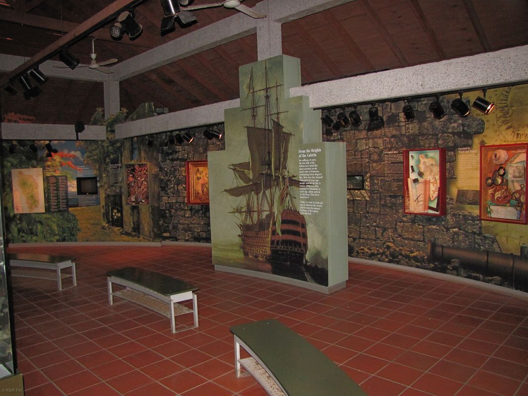 Muzeum przedstawiające historię Fortu Shirley, Dominika