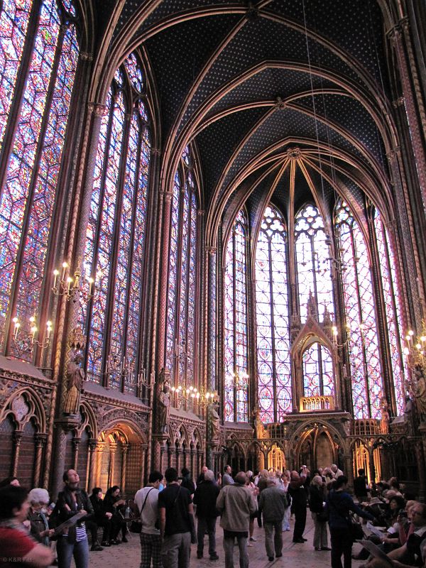 Sainte-Chapelle - kiedyś kościół królewski, Paryż