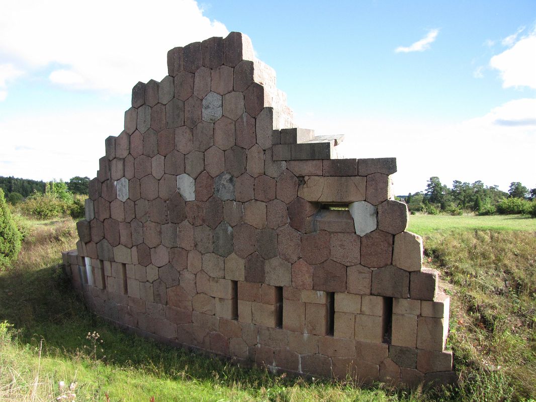 Ruiny rosyjskiej twierdzy w Bomarsundzie