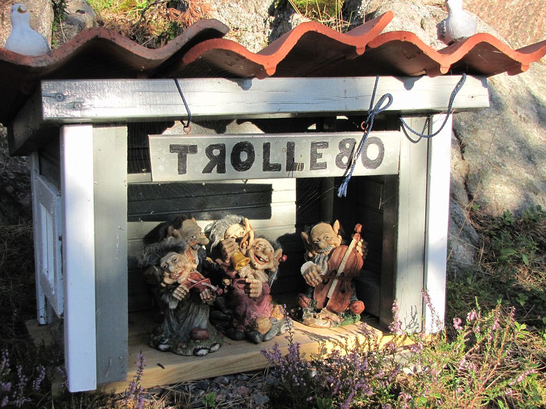 Domek troli na wyspie Högböte