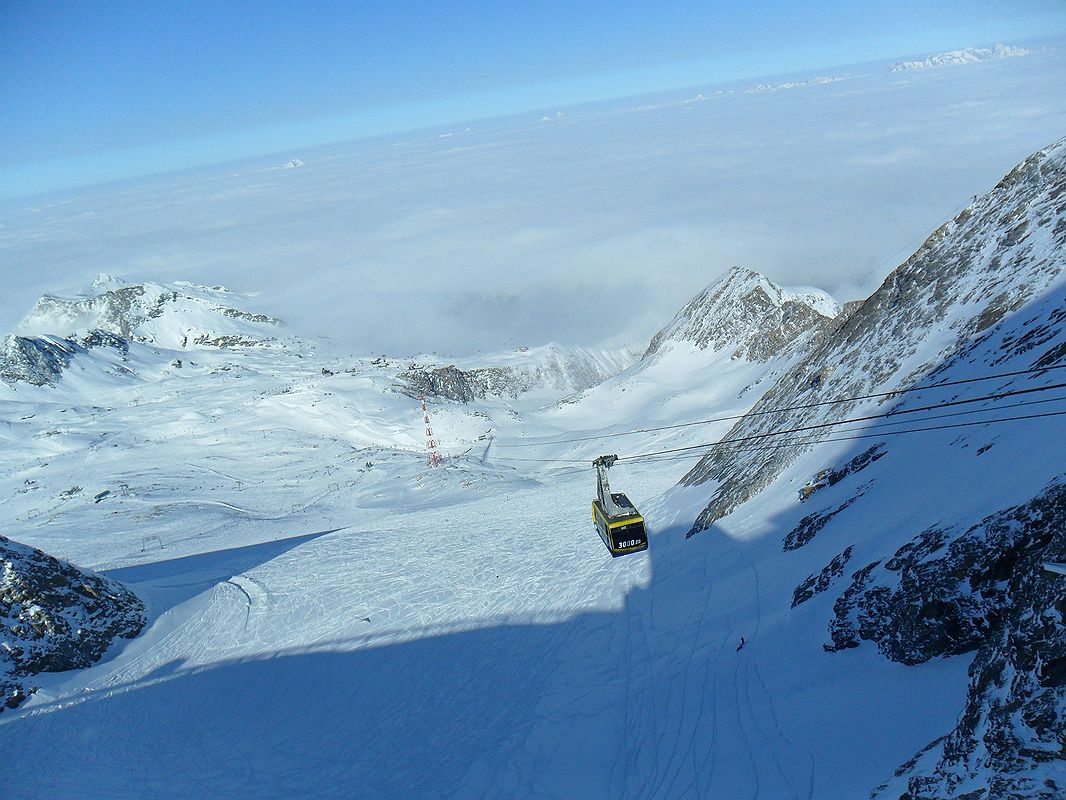 Kolejka Gipfelbahn ma najwyższą na świecie podporę o wysokości 113,6 m