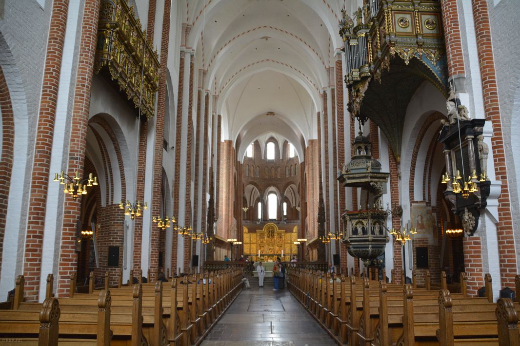 Gotycka katedra w Roskilde
