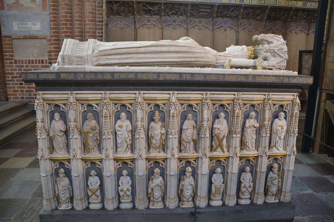 Gotycki grobowiec królowej Małgorzaty I