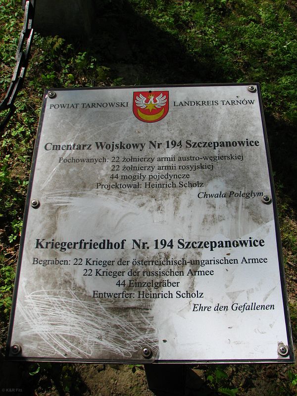 Cmentarz wojenny nr 194 Szczepanowice
