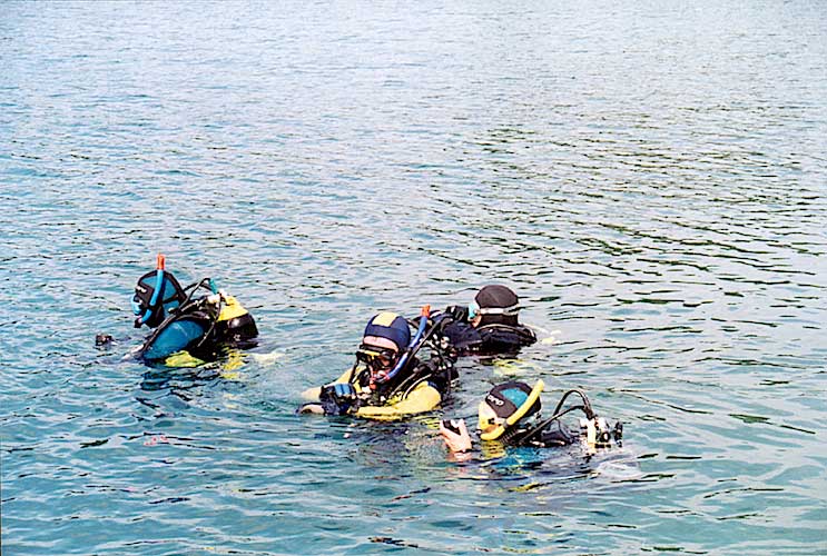 Pierwsze nurkowania na wodach otwartych – Jaworzno-Szczakowa, Koparki