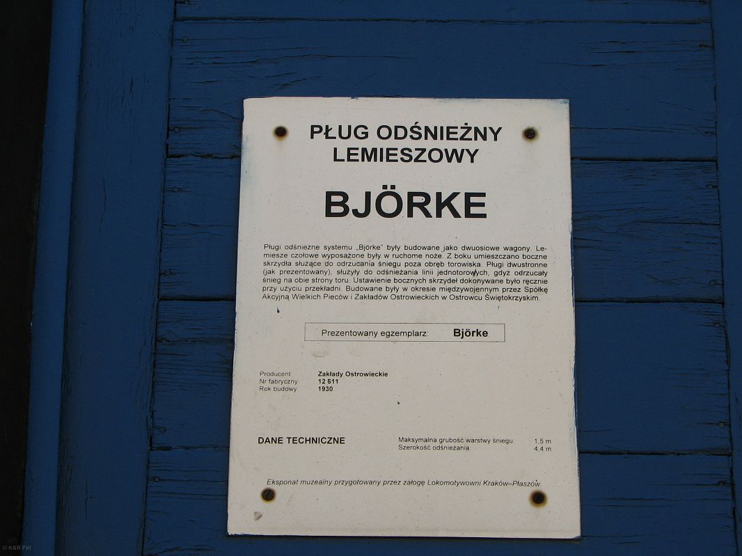 Lemieszowy pług odśnieżny „Björke”