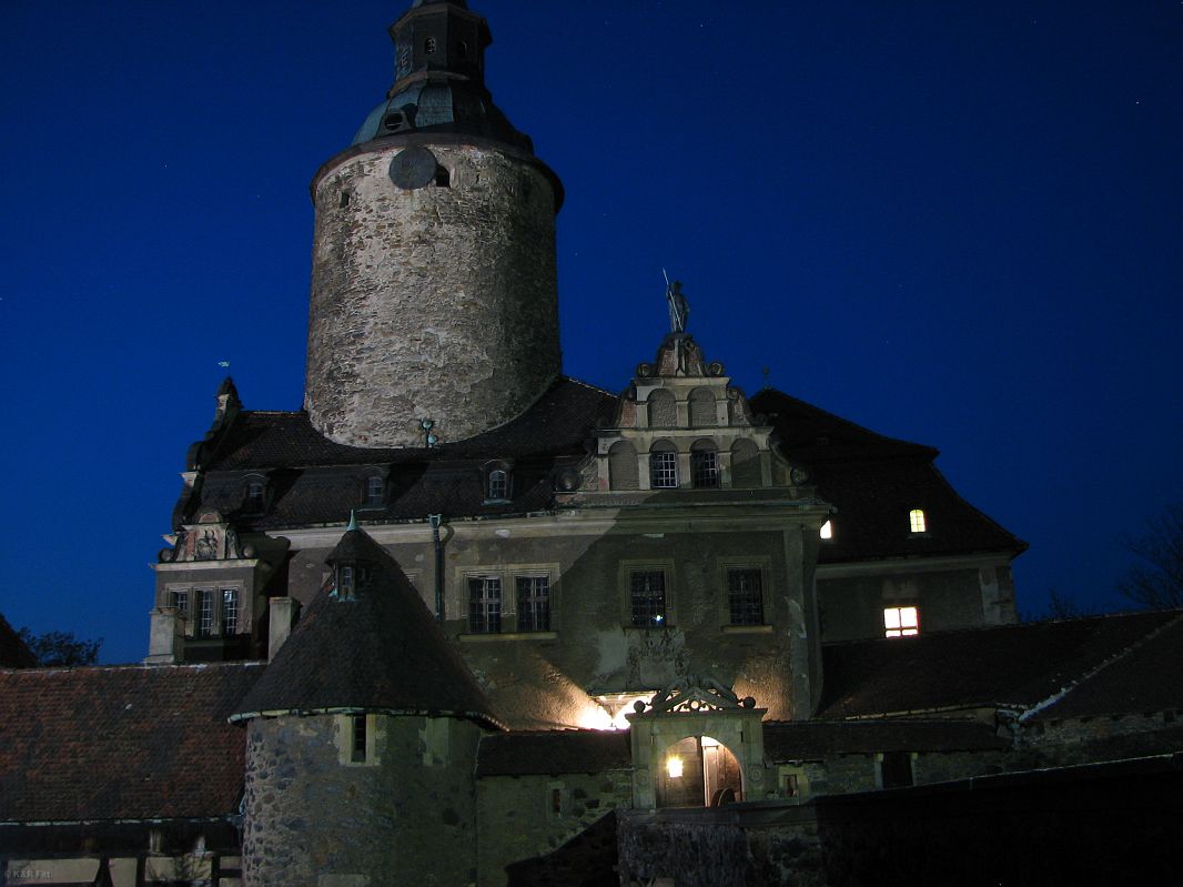 Zamek Czocha w nocy